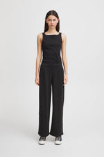 Load image into Gallery viewer, ICHI WIDE LEG LONG DRESS PANT
