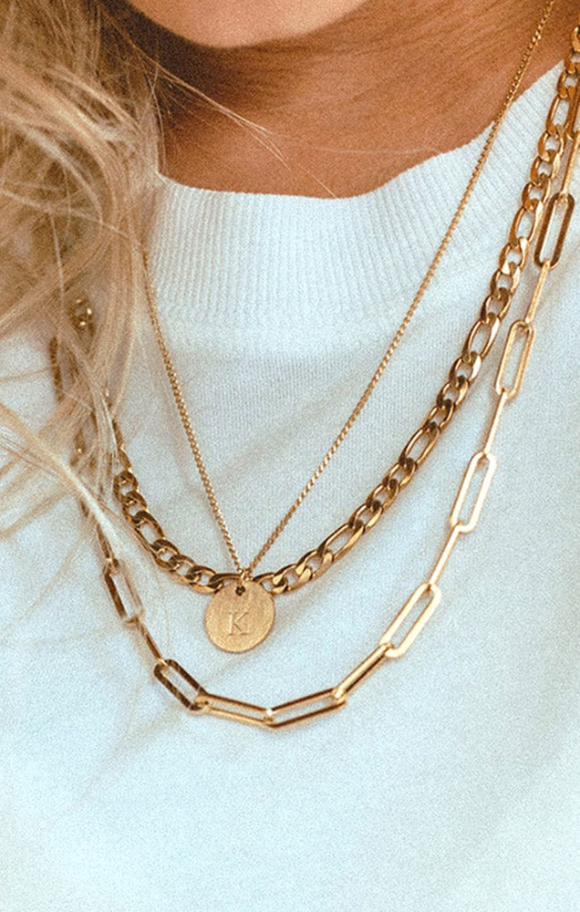 JJ + RR MONOGRAM NECKLACE