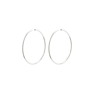 PILGRIM APRIL RECYCLED LARGE HOOP EARRINGS