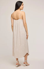 Load image into Gallery viewer, GENTLE FAWN BROOKE LINEN DRESS
