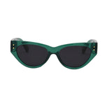 Load image into Gallery viewer, I SEA CARLY SUNGLASSES IN HUNTER/SMOKE POLARIZED
