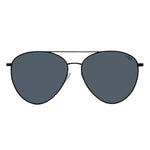 Load image into Gallery viewer, I SEA CHARLIE SUNGLASSES IN BLACK/SMOKE POLARIZED
