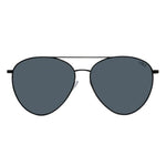 Load image into Gallery viewer, I SEA CHARLIE SUNGLASSES IN BLACK/SMOKE POLARIZED

