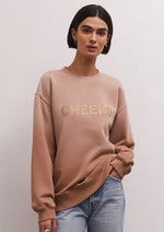 Load image into Gallery viewer, SYD CHEERS SWEATSHIRT IN MINK
