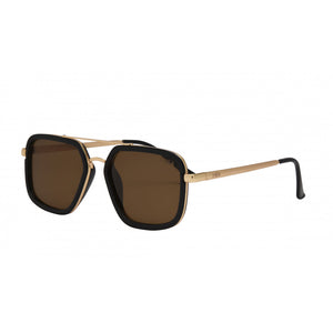I SEA CRUZ SUNGLASSES IN BLK/BROWN POLARIZED