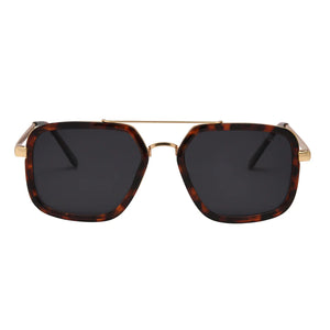 I SEA CRUZ SUNGLASSES IN TORT/SMOKE POLARIZED