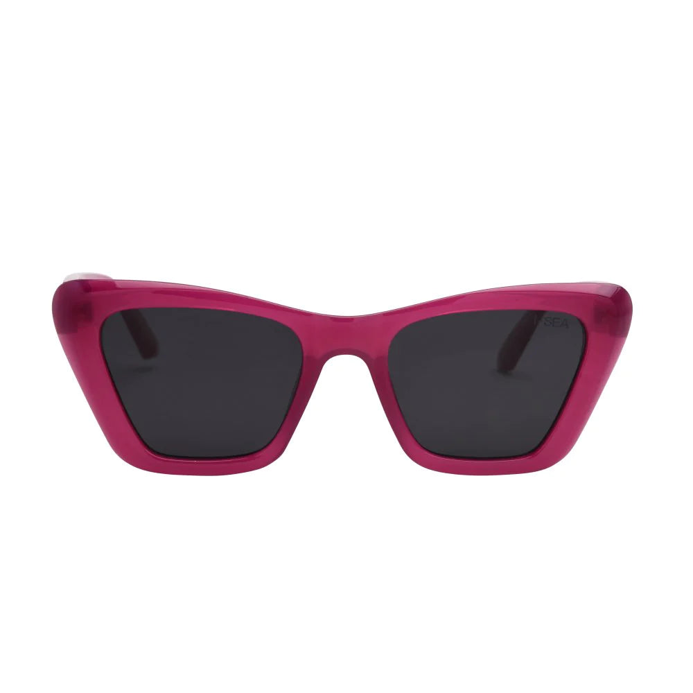 I SEA DAISY SUNGLASSES IN ORCHID/SMOKE POLARIZED