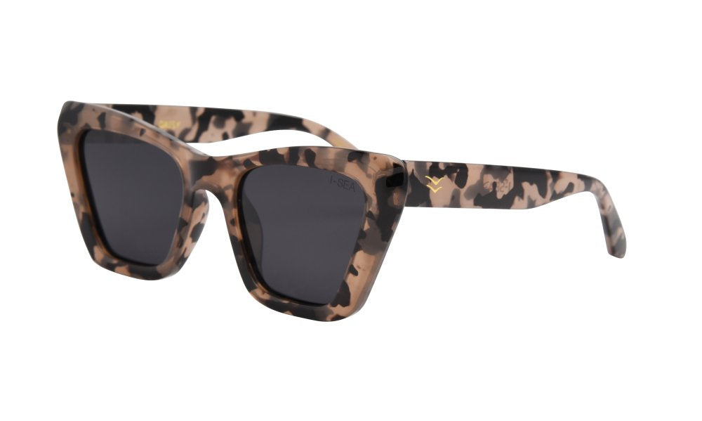 I SEA DAISY SUNGLASSES IN BLONDE TORT/SMOKE POLARIZED