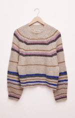 Load image into Gallery viewer, DESMOND STRIPE SWEATER
