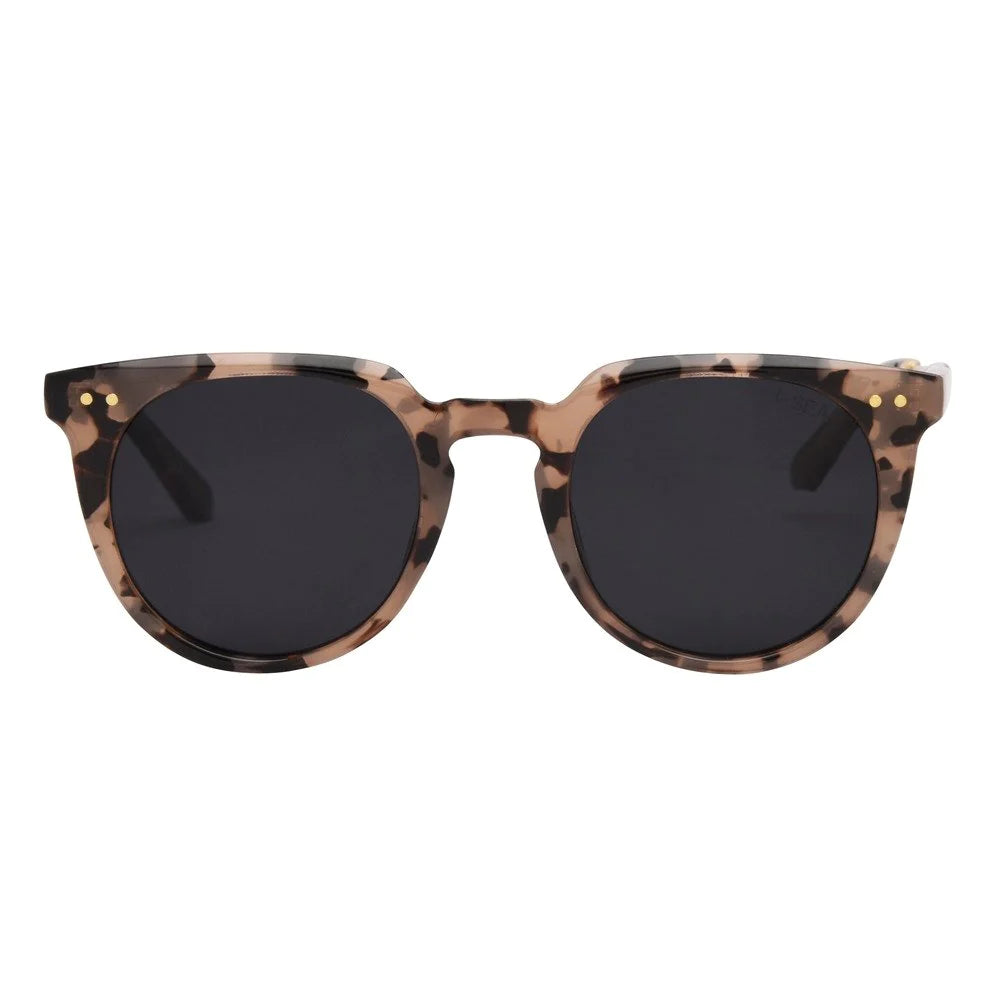 I SEA ELLA SUNGLASSES IN BLONDE TORT/SMOKE POLARIZED