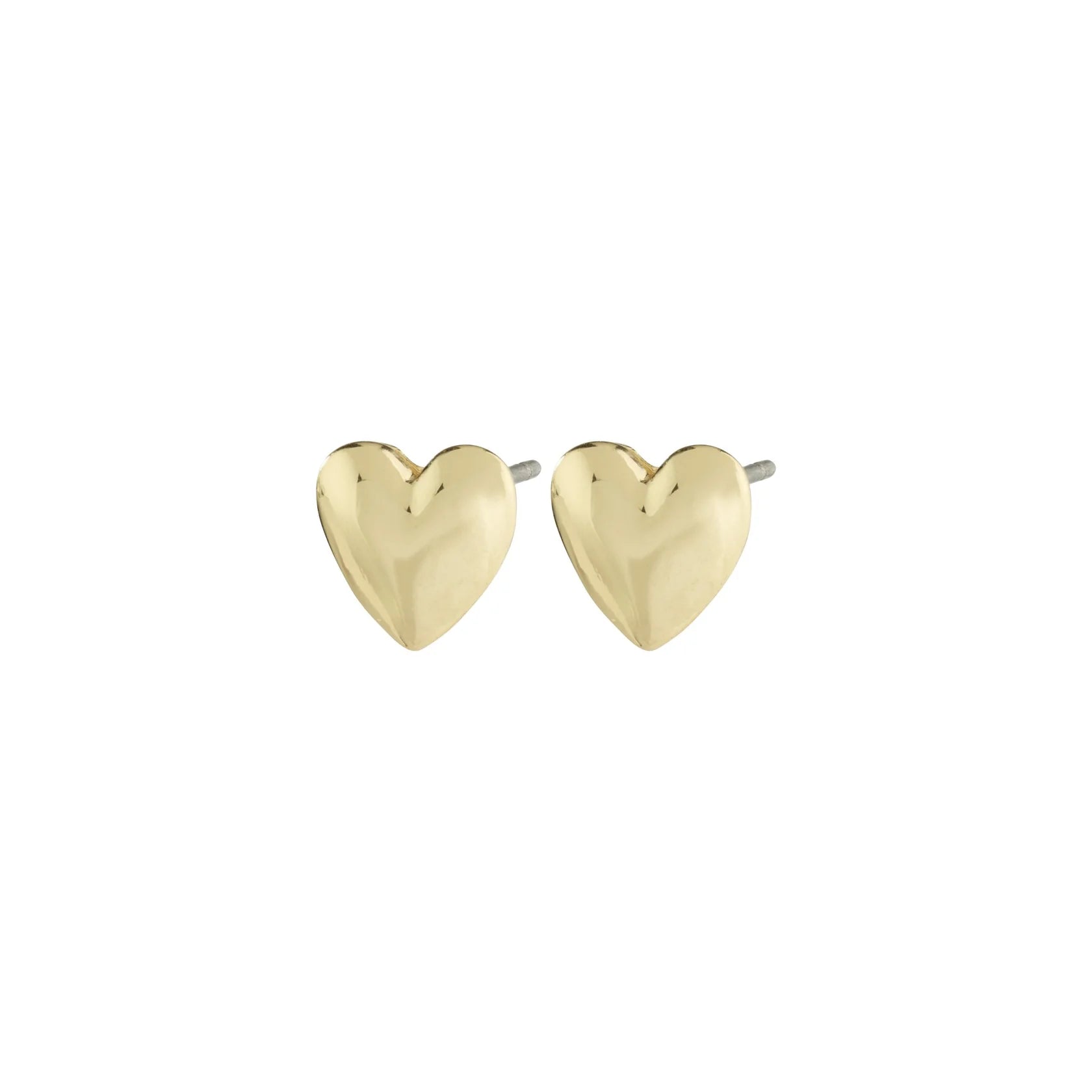 PILGRIM SOPHIA HEART EARRINGS GOLD PLATED