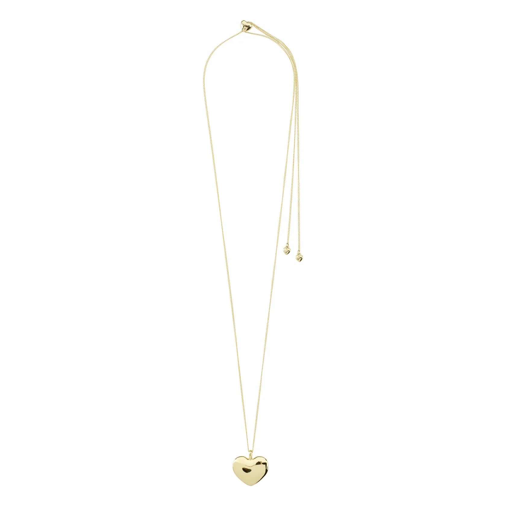 PILGRIM SOPHIA HEART PENDANT NECKLACE GOLD PLATED