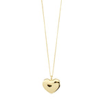 Load image into Gallery viewer, PILGRIM SOPHIA HEART PENDANT NECKLACE GOLD PLATED
