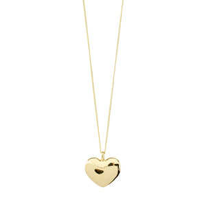 PILGRIM SOPHIA HEART PENDANT NECKLACE GOLD PLATED