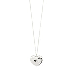 Load image into Gallery viewer, PILGRIM SOPHIA HEART PENDANT NECKLACE SILVER PLATED
