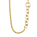 Load image into Gallery viewer, PILGRIM LEARN RECYCLED BRAIDED-CHAIN NECKLACE GOLD
