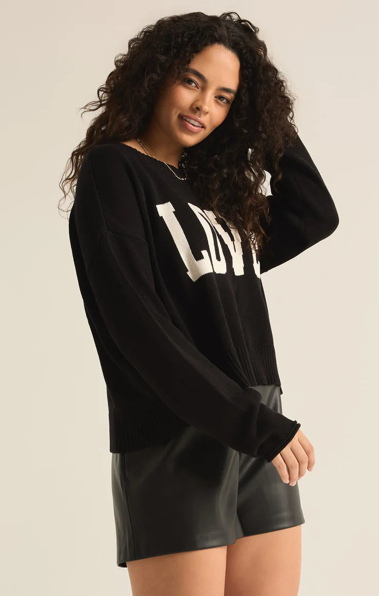 Z SUPPLY LOVE INTARSIA SWEATER
