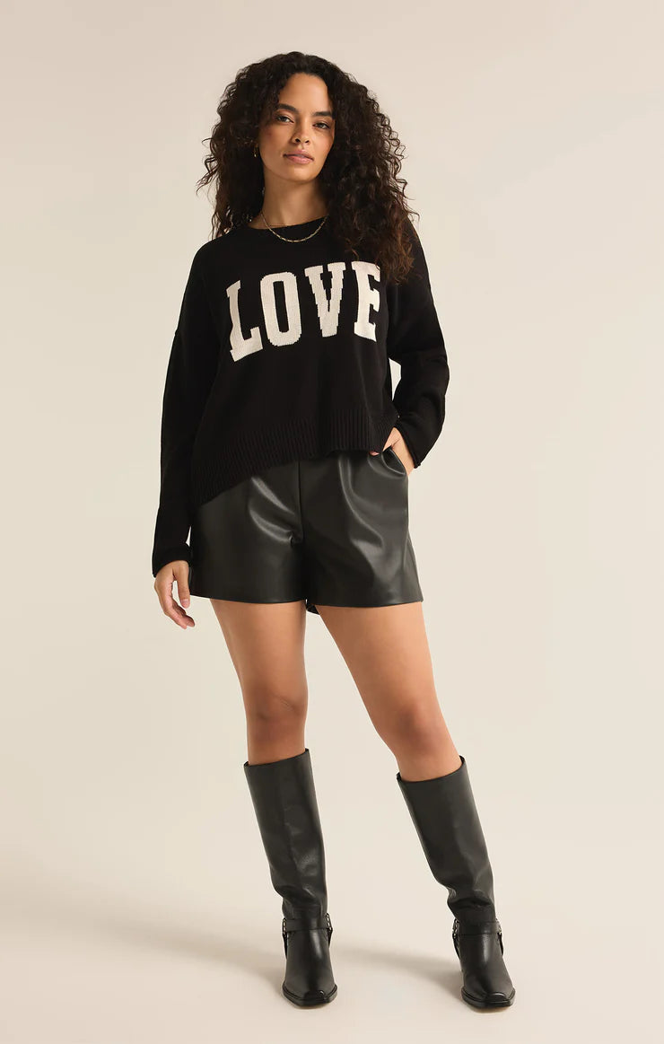 Z SUPPLY LOVE INTARSIA SWEATER