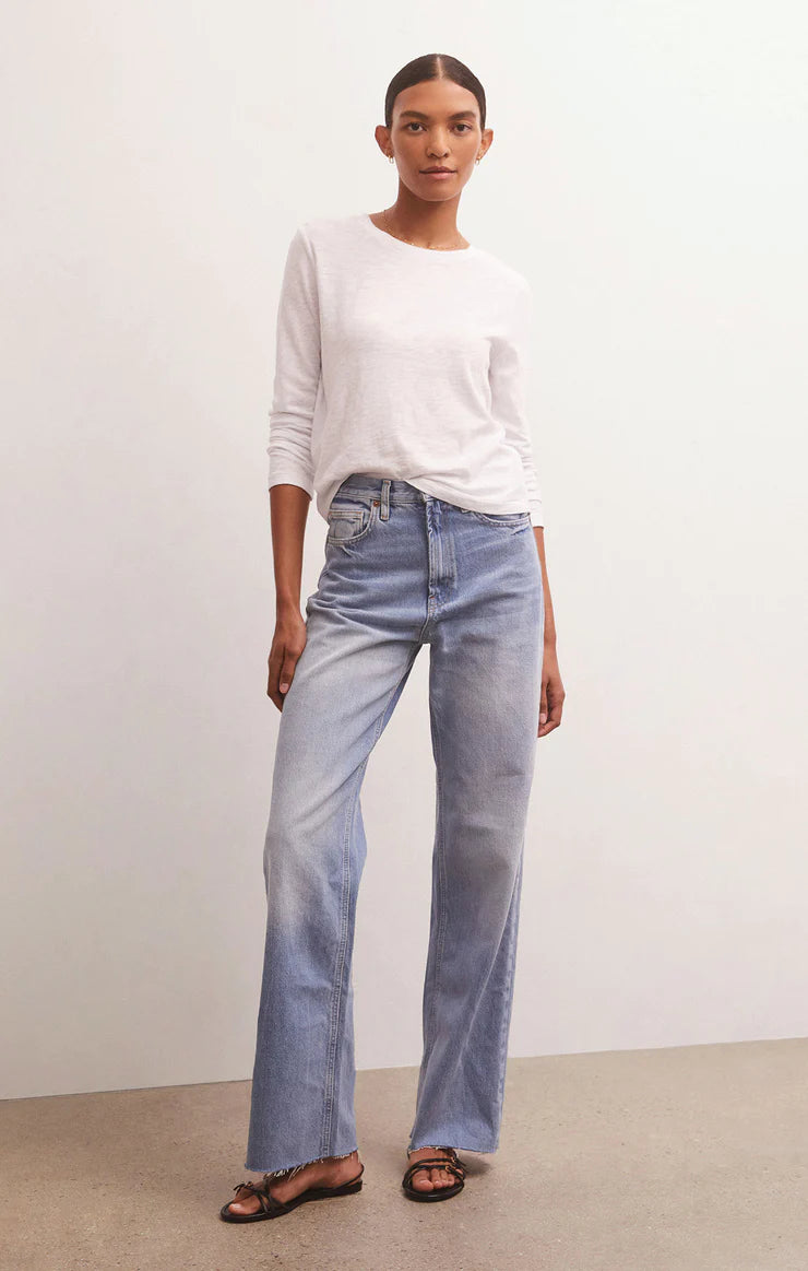 Z SUPPLY MODERN SLUB LS WHITE