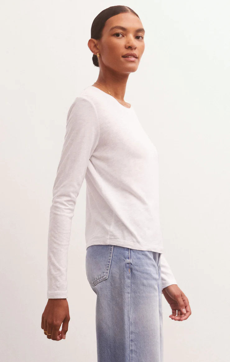 Z SUPPLY MODERN SLUB LS WHITE