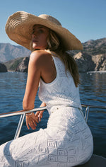 Load image into Gallery viewer, Z SUPPLY MALLORCA MIDI DRESS WHITE
