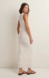 Z SUPPLY MALLORCA MIDI DRESS WHITE