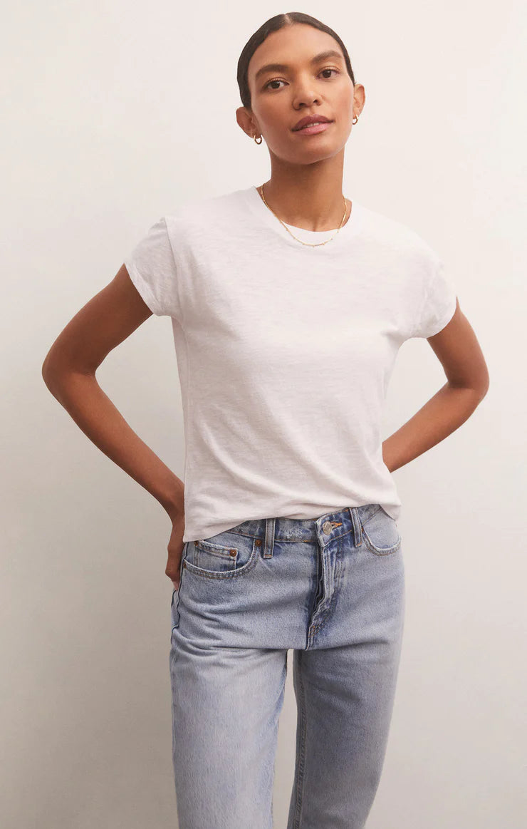 Z SUPPLY MODERN SLUB TEE WHITE