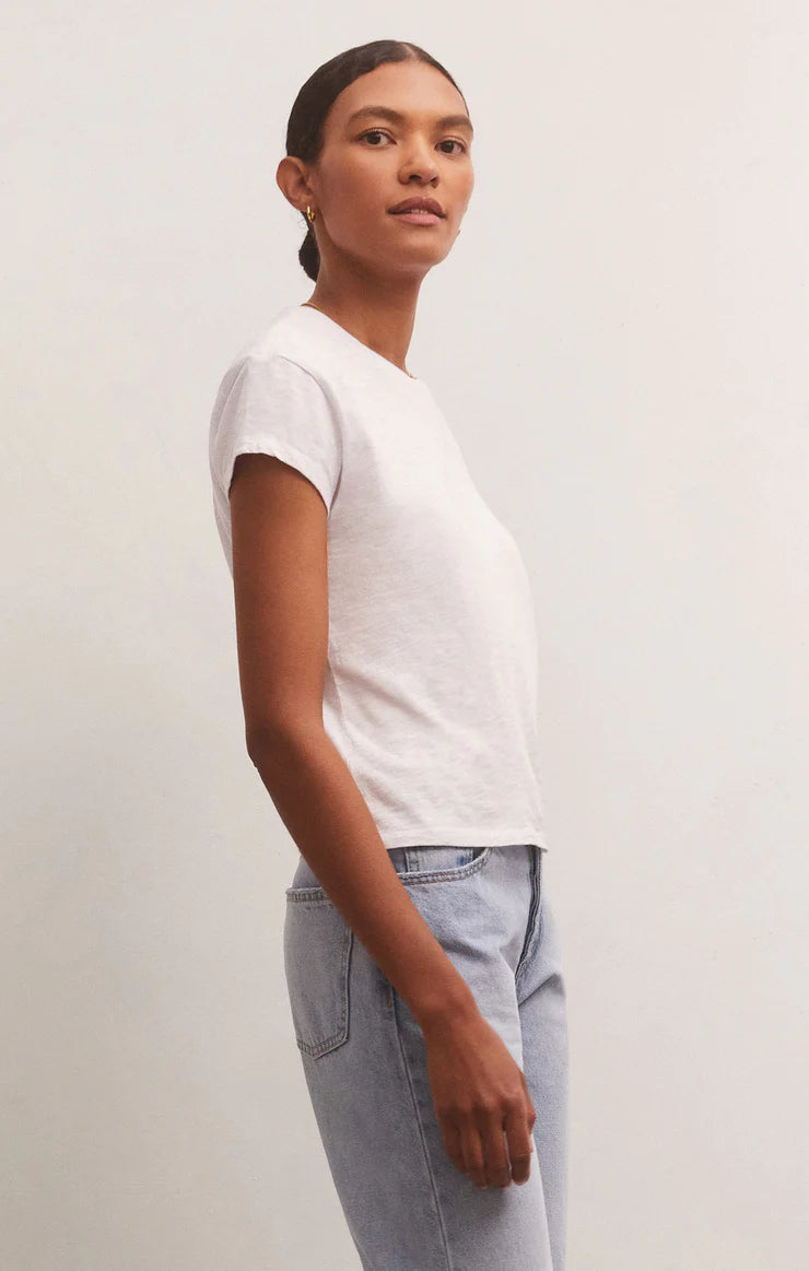 Z SUPPLY MODERN SLUB TEE WHITE