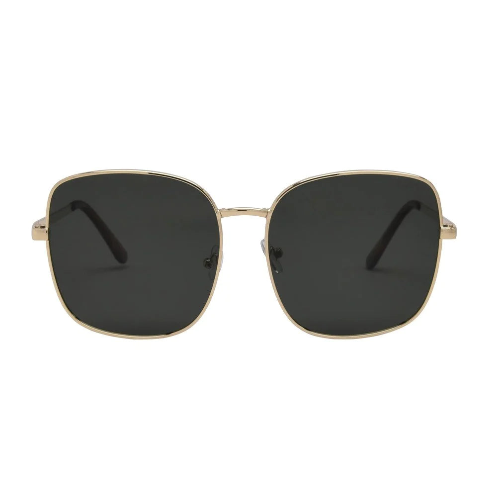 I SEA MONTANA SUNGLASSES IN GOLD/GREEN POLARIZED