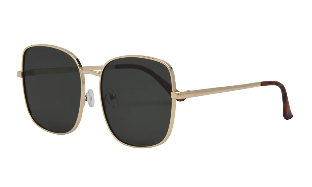 I SEA MONTANA SUNGLASSES IN GOLD/GREEN POLARIZED