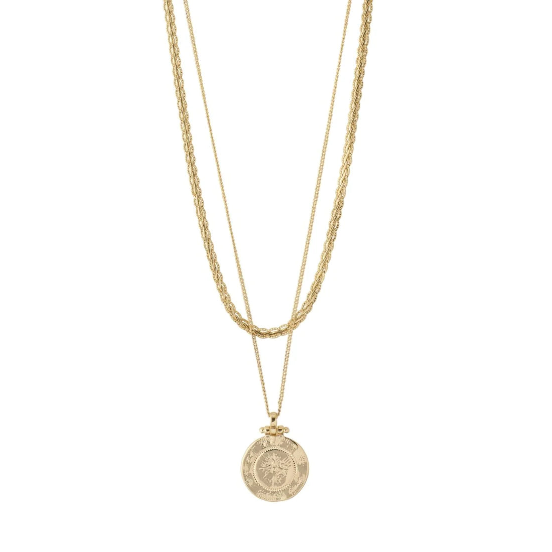 PILGRIM NOMAD 2-IN-1 NECKLACE GOLD