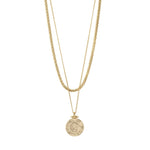 Load image into Gallery viewer, PILGRIM NOMAD 2-IN-1 NECKLACE GOLD
