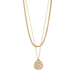 PILGRIM NOMAD 2-IN-1 NECKLACE GOLD