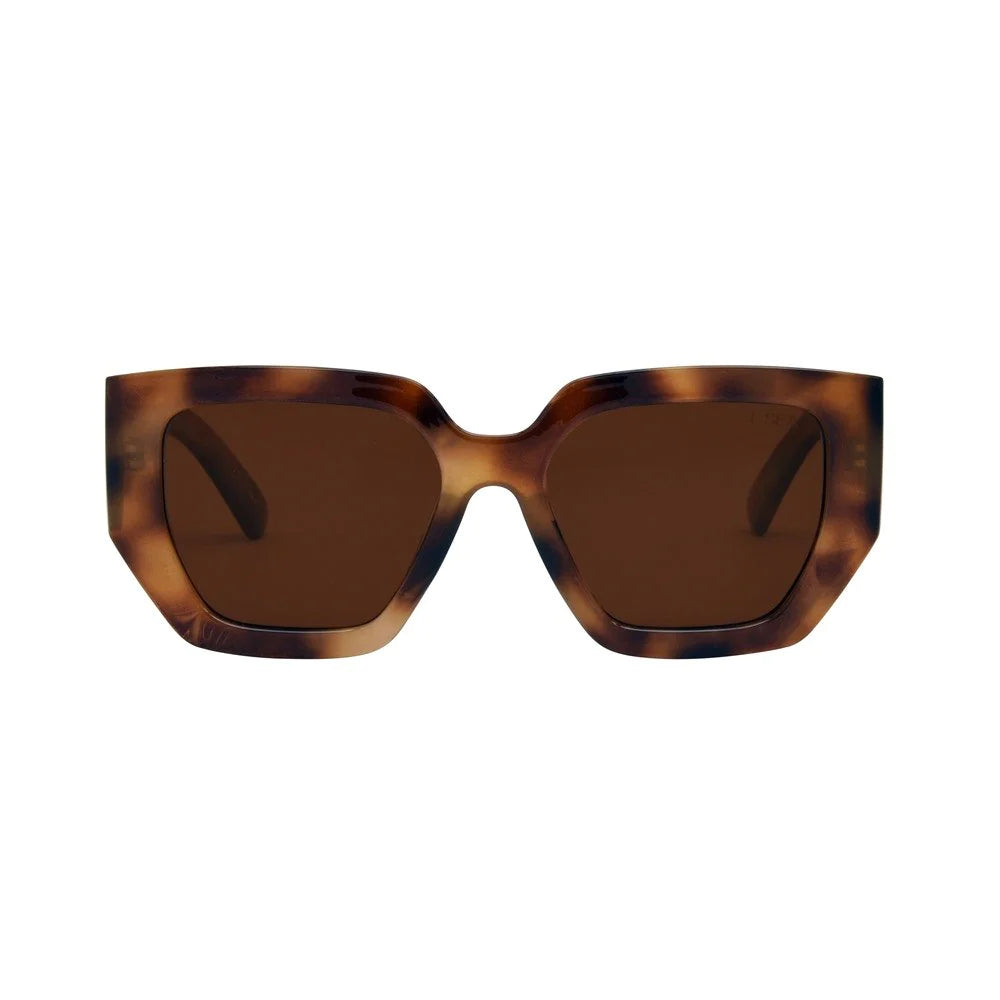 I SEA OLIVIA SUNGLASSES IN MOCHA TORT/BROWN POLARIZED