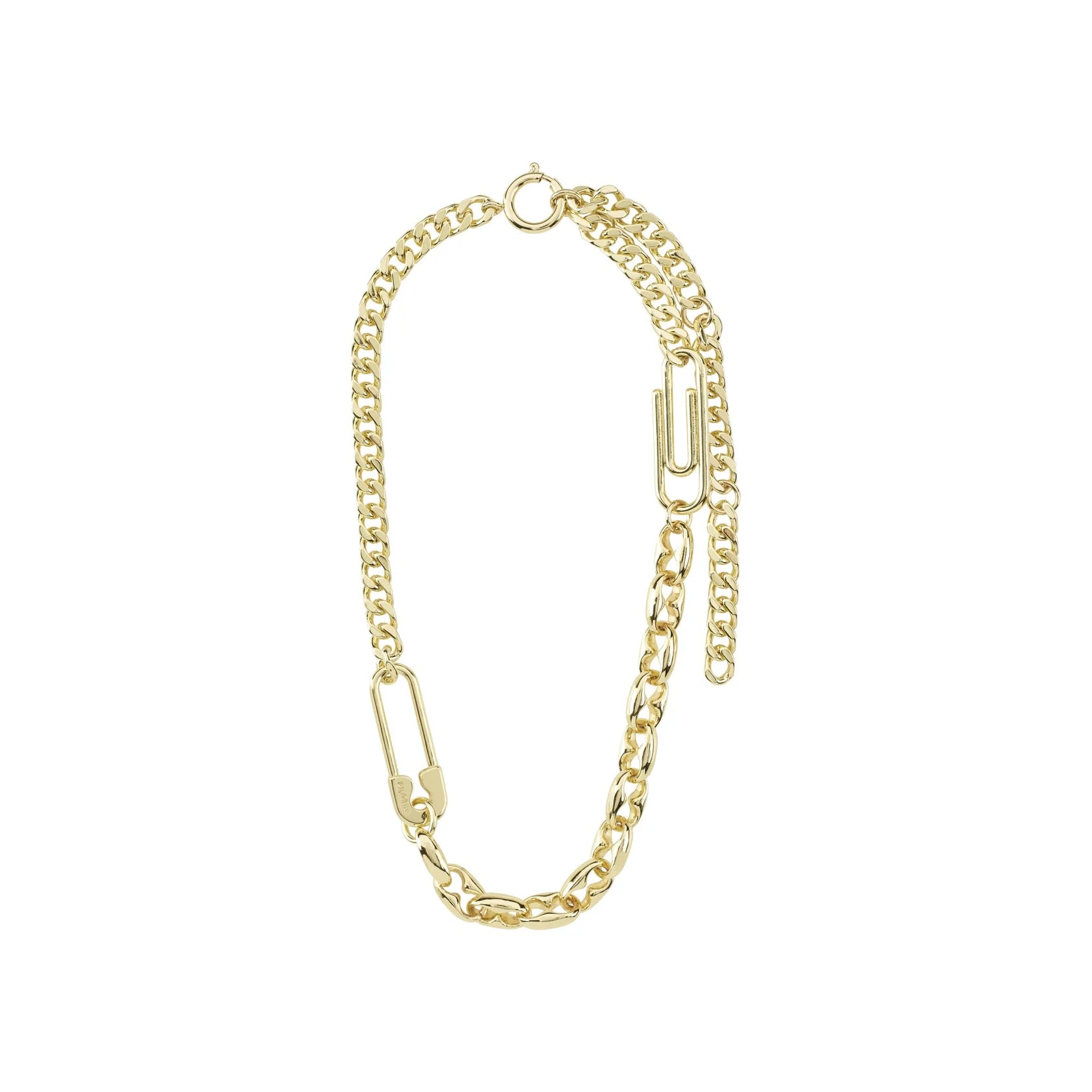PILGRIM PACE CHAIN NECKLACE GOLD PLATED