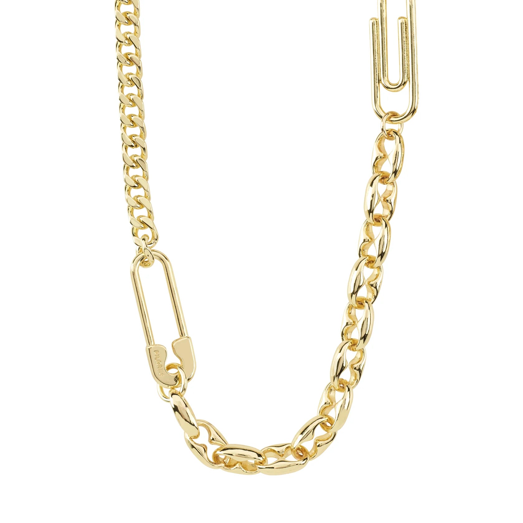 PILGRIM PACE CHAIN NECKLACE GOLD PLATED