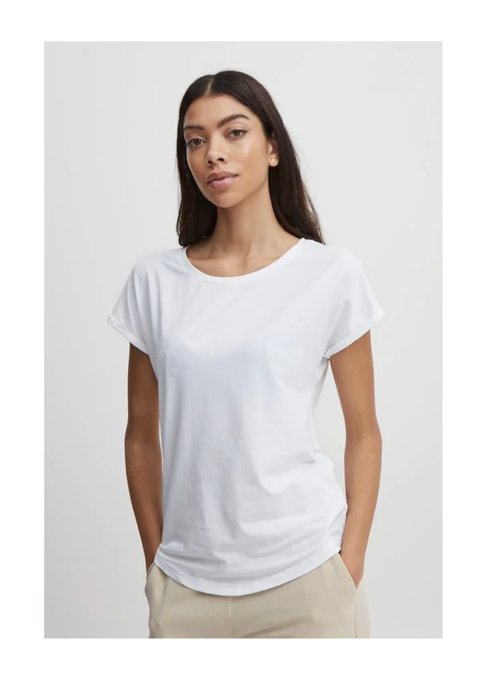 B YOUNG PAMILA TSHIRT WHITE
