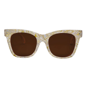 I SEA STEVIE SUNGLASSES IN SEA PEARL/BROWN POLARIZED