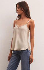 Load image into Gallery viewer, Z SUPPLY PERLA LACE TRIM CAMI TANK
