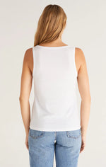 Load image into Gallery viewer, Z SUPPLY PIA SOFT V-NECK TANK WHITE
