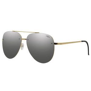 I SEA RIVER SUNGLASSES IN GOLD/SILVER POLARIZED