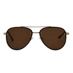 Load image into Gallery viewer, I SEA RIVER SUNGLASSES IN GOLD/BROWN LENS
