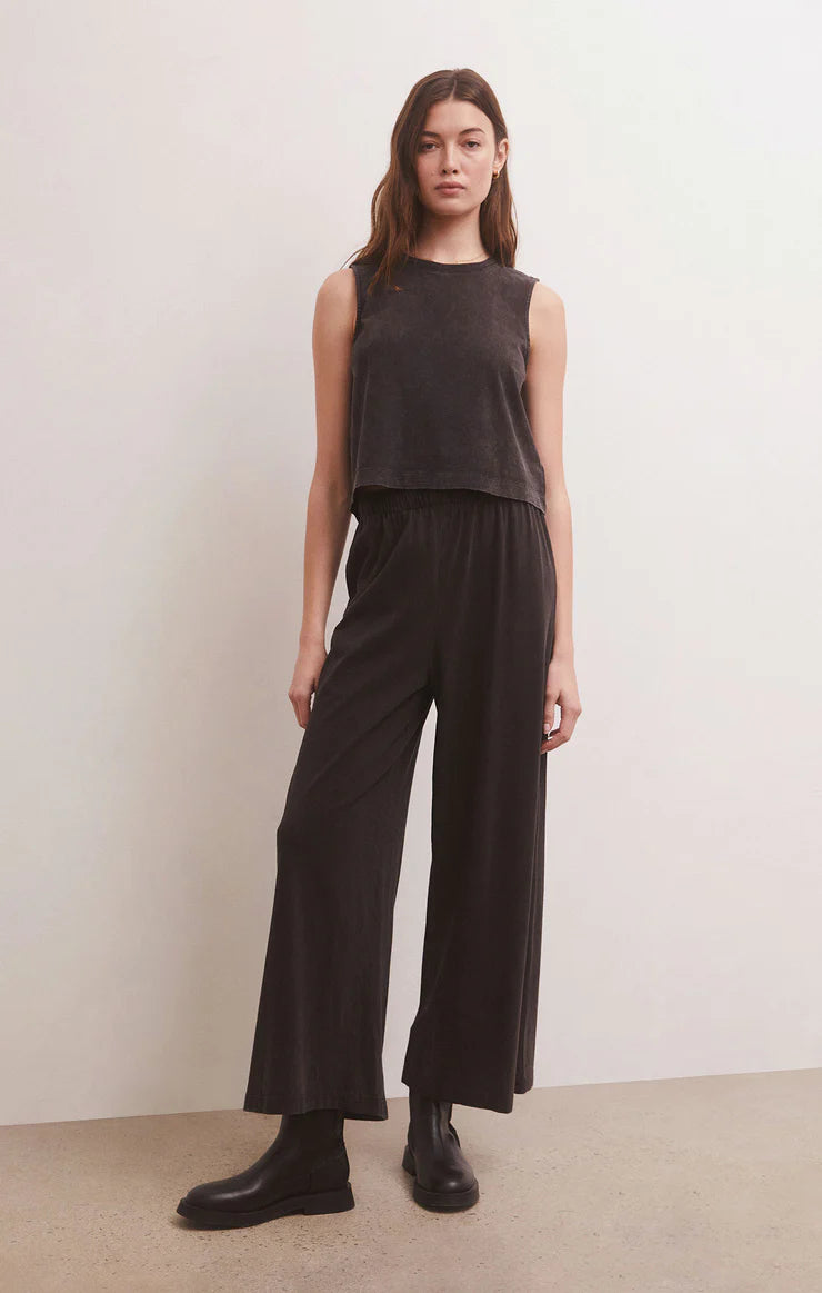 Z SUPPLY SLOANE JERSEY TANK BLK