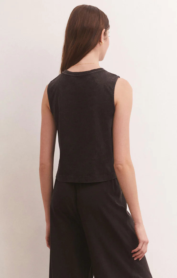 Z SUPPLY SLOANE JERSEY TANK BLK