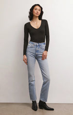 Load image into Gallery viewer, SO SMOOTH V-NECK BODYSUIT
