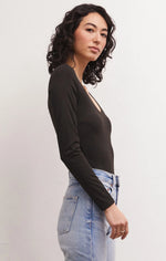 Load image into Gallery viewer, SO SMOOTH V-NECK BODYSUIT
