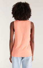 Load image into Gallery viewer, Z SUPPLY PIA SOFT V-NECK TANK ORANGE
