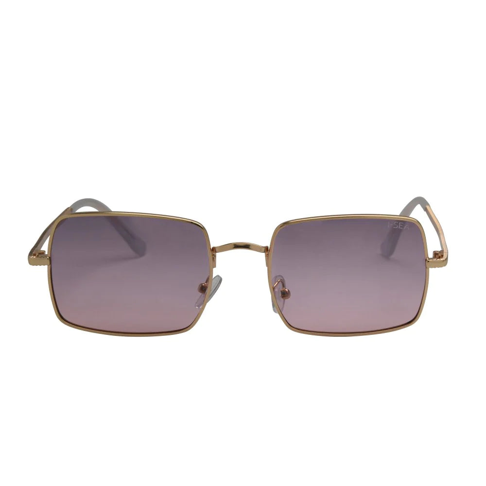 I SEA SUBLIME SUNGLASSES IN GOLD/PURPLE