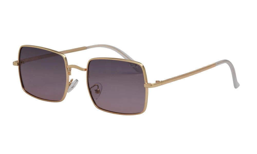 I SEA SUBLIME SUNGLASSES IN GOLD/PURPLE