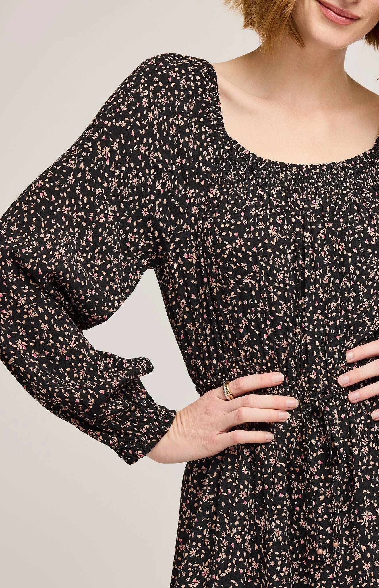 GENTLE FAWN SUTTON FLORAL MIDI DRESS